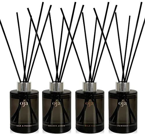 Oja Duftvase Reed Diffuser Selection Duftvase (4er Mix Pack) 100ml