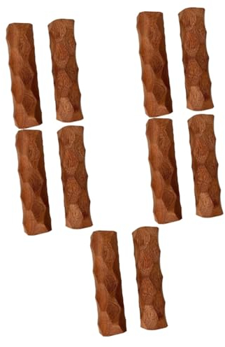 HOMSFOU 5 Paare Verbrühungssicherer Holzgriff Griffabdeckungen Für Bratpfannen Topfhülsen Aus Holz Topfhalter Hülse Grillpfannengriffe Topflappen Abdecken Camping Sicherheitsmaske Hölzern