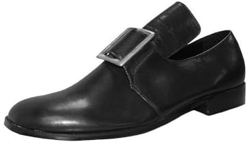 Historische Schnallenschuhe - Halbschuhe schwarz mit Schnalle - Schuhgröße: 44-45