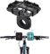 CBDYWVR Bike Mount for JBL GO 4/GO 3/GO 2, Portable Speaker Metal Mount, Adjustable Strap Holder with Net Bag, Compatible with JBL Go 2/Go3(Mount Only) (Black)