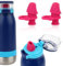 2pcs Bite Valve Spout Replacement for Ello Emma 14oz Kids Water Bottle, Silicone No BPA Water Bottle Mouthpiece Lid Replacement Compatible with Ello Emma 14oz Accessories Parts(Pink)