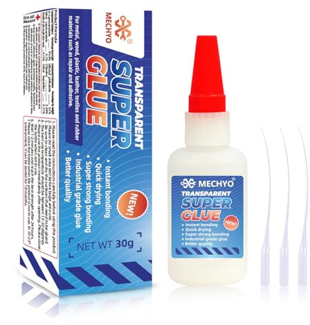 Super Glue,Universal Super Glue,Welding High Strength Oily Glue, Used For Quick Fepair of DIY Crafts,Metal, Plastic, Wood, Glass,Jade,Etc. (30g)