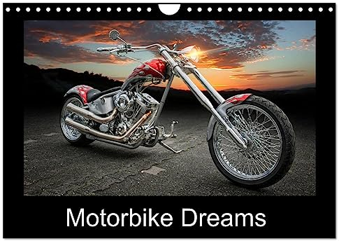 Motorbike Dreams (Wandkalender 2025 DIN A4 quer), CALVENDO Monatskalender