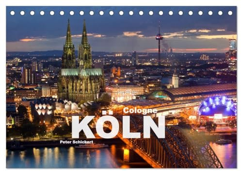 Cologne - Köln (Tischkalender 2025 DIN A5 quer), CALVENDO Monatskalender