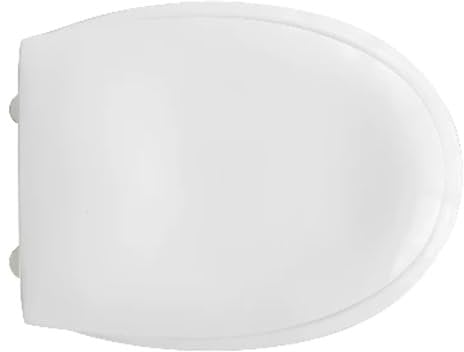SEDILE WC IN ABS KARLA CON CERNIERE IN ACCIAIO INOX Bianco