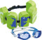 Unbekannt ECO Schwimmgürtel 5 Pads Sealife 2-6 Jahre (Grün + Brille)