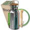 Blockhütte Personalisierte Trinkflasche Edelstahl 500ml - Auslaufsichere Wasserflasche für Kinder, Erwachsene, BPA-frei, Kohlensäure geeignet, Thermoflasche Schule, Outdoor, Gravur mit Namen