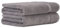 Luckytowel Saunahandtuch 2er Set Saunatuch XXL 80x200 cm groß aus 100% Baumwolle - 600g/m² Oeko-Tex Saunatücher-Set 2er Pack Grau