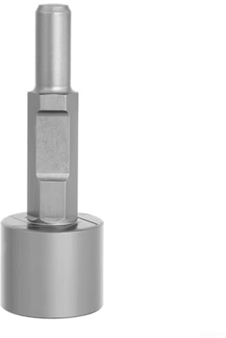 RANRAO Rammmaschinenkopf 65 elektrische Pickel Aushubmeißel Hammer Beton Lochsägen, Holzlatte Pfostenhalter Pfostenhalter SDS HEX Pegs Nagelzieher (59 x 70 x 205), 0108007