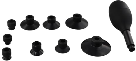Adririv Linsensauger-Set, mit 9 Auswechselbaren Saugnäpfen, Starker Saugkraft, Manueller Vakuum-Saugstift, Linsenabzieher