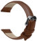 OcioDual Bracelet, Montre Connectée Homme en Cuir Brun 18mm, Bracelets de Montres, Bracelet Montre Femme, Bracelet Montre Connectée à Dégagement Rapide, Bracelet Montre Homme