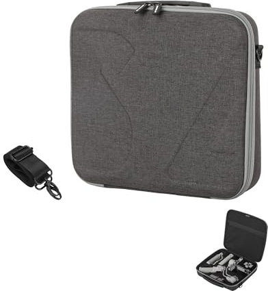 Lokyoyo Carrying Case for DJI RS4 Mini Gimbal Stabilizer, Portable Storage Shoulder Bag Travel Hard Case for DJI RS 4 Mini Gimbal Stabilizer Accessories, EVA Tray, Adjustable Shoulder Strap
