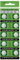 Lot de 10 piles bouton alcalines 364/LR621 haute capacité AG2/LR726/396 pour montres et jouets