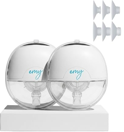 Emy Pump Double | Tire-Lait Électrique Mains Libres Puissant | Lot de 2