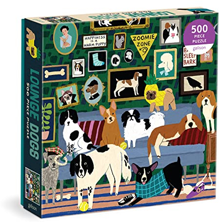 Lounge Dogs Puzzle: 500 Pieces