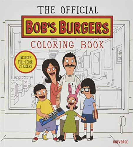 The Official Bob's Burgers Coloring Book: Includes Full-Color Stickers