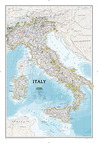 National Geographic Map Italy, Planokarte: Wall Maps Countries & Regions (National Geographic Reference Map)