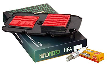 Filtro aria HifloFiltro HFA1714 candele NGK CPR8EA-9 XL 700 V Transalp