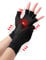 Kupfer Kompressionshandschuhe, Arthritis Handschuhe, beste Kupfer Infundierte Handschuhe für Damen und Herren, Schmerzlinderung und Heilung für Arthritis, Karpaltunnelsyndrom, 1 Paar (L, Schwarz)