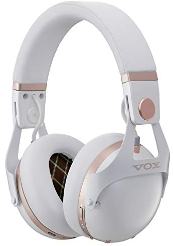 VOX VH-Q1 - Auriculares inteligentes con cancelación de ruido para guitarristas, color blanco/oro rosa