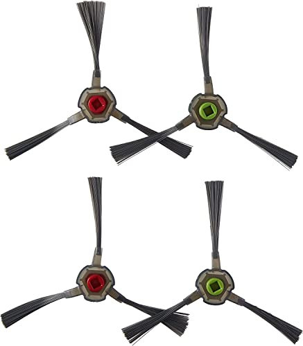 yeedi Pezzi di ricambio spazzole laterali per robot aspirapolvere K650, mop station, 2 set (4 pezzi)