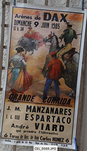 Poster Corrida dax Poster Reproduktion – Format 50 x 70 cm Luxuspapier 300 g – Verkauf der digitalen Datei HD möglich