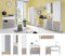 QMM TraumMöbel Jugendzimmer Kinderzimmer komplett Ferry Set C Schrank Schreibtisch Kommode Regale