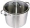 Denby - Stainless Steel Stockpot with Lid 10000ml, 26cm - Featuring a 5.5mm Encapsulated Base to Help Prevent Food Sticking - Diswasher, Oven, and Freezer Safe, Silver