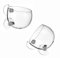 Tiardey Lot de 2 supports de pot de fleurs en cristal pour aquarium avec 2 ventouses, décoration d'aquarium