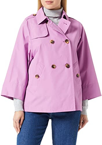 Geox W Soleil Giacca, African Violet, 46 Donna
