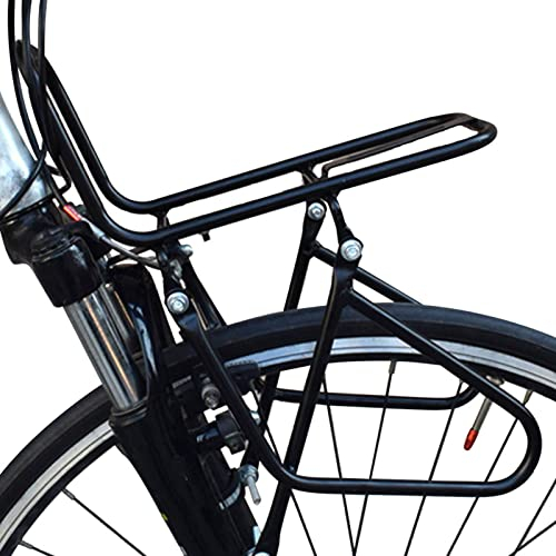 Fahrrad Gepäckträger, Mountainbike Fahrradträger Vorne, ahrrad-Frontträgerhalterung, Gepäckständer Für Rennräder, Falträder Mountainbike-Zubehör MTB-Frontgepäckträger Fahrrad Frontgepäckträger