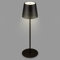 BRILONER - LED Tischlampe kabellos mit Touch, dimmbar in Stufen, höhenverstellbar, Nachttischlampe, Leselampe, LED Lampe, Campinglampe, Tischleuchte, Akkulampe, Outdoorlampe, 38x12 cm, Schwarz
