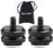Camera Hot Shoe Mount to 1/4-20 Tripod Screw Adapter, Flash Shoe Mount for DSLR Camera Rig, Dual Nut Set for Improved Flash Compatibility (Pack of 2) + Free Travel Carry Pouch