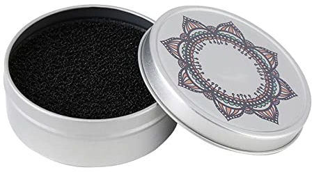 Brocha Limpiadora de Maquillaje, Herramienta de Limpieza de Brochas de Maquillaje, Sombra de Ojos Cosmética, Removedor de Color en Polvo, Esponja Limpiadora, Caja Limpia, Caja de Limpieza de Pinceles