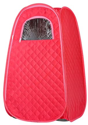 Tragbare Sauna,persönlicher Spa,1200 W, Heimsauna Mit Fernbedienung Wasserdicht Und Schmutzabweisend, Wohltuend For Die Körperliche Und Geistige Gesundheit, Zum Dampfen For Zuhause ( Color : Red )