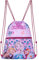 Disney Eiskönigin Anna und Elsa Turnbeutel Sportbeutel Frozen Schwimmbeutel Gym Bag (Lila)