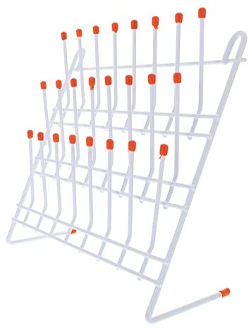 TOKIDNY 1 Pc Rejilla de Drenaje de Laboratorio tendedero Plegable para Platos Hundir Bastidor para Prueba Rejilla de Drenaje de Tubos de ensayo Estante de Secado de Laboratorios Planchar