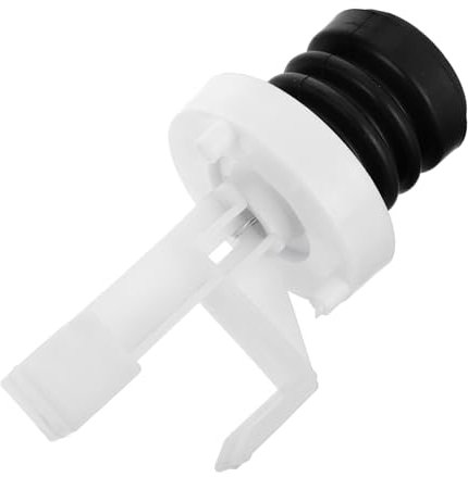 Generic Washing Machine Drain Valve Washing Machine Drain Pump Parts Washer Washing Machine Filter Replacement Washer Machine Filter Engine Drain Plug Gas Tank Valve Abs Black