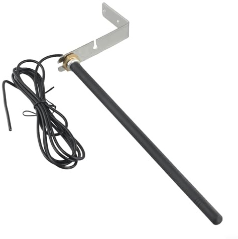 LatoYard Externe Antenne für GTO für Smart Gate Türöffner, 433,92 MHz, 250 m Reichweite, 2 m Kabel, Schwarz