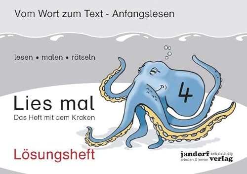 Lies mal 4 - Das Heft mit dem Kraken. Lösungsheft