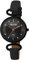 Akzent Exclusive Damen-Uhr Kunstleder Glitzer Analog Quarz 1900246 (schwarz)