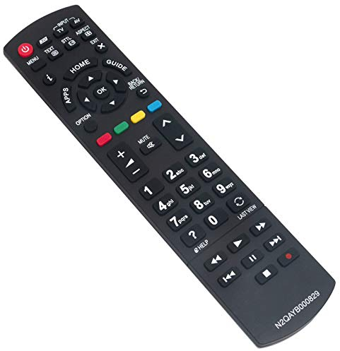 ALLIMITY N2QAYB000829 Telecomando Replace Fit for Panasonic Viera TV TX-40AS640 TX-40AX630 TX-40AXW634 TX-55AX630 TX-55AXW634 TX-P42STW60 TX-48AX630E TX-LR47ET60 TX-LR50ET60