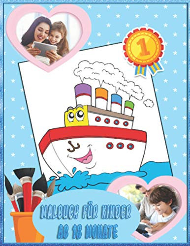 Malbuch für Kinder ab 18 Monate