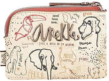 Anekke Kenya kleine originelle Geldbörse mit Reißverschluss