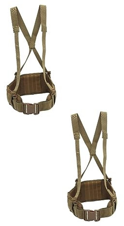 BESPORTBLE 2st Gürtelgürtel Turngürtel Mehrzweckgürtel Dienst Gürtel Campinggürtel Versteckte Hosenträger Für Männer Kriegsgürtel Taktischer Gürtel Nylon Hartes Band Multifunktion Arbeit