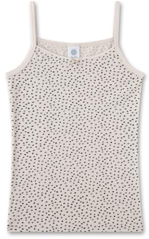 Sanetta Mädchen-Unterhemd Beige | Hochwertiges und nachhaltiges Unterhemd für Mädchen aus Bio-Baumwolle. Unterwäsche für Mädchen