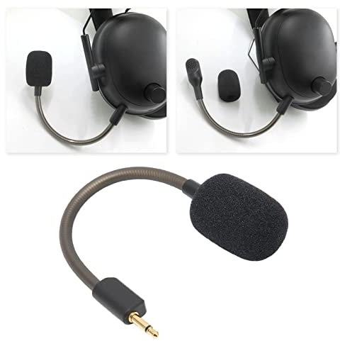 Microphone de Remplacement pour Casque de Jeu Razer BlackShark V2 V2 Pro V2 SE, Prise Jack 3,5 Mm Réglable, Perche de Microphone Détachable, Micro de Jeu Antibruit