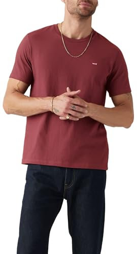 Levi's SS Original Housemark Tee T-Shirt Homme, Red Mahogany, S