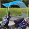 Copertura antipioggia per moto scooter bici cappotta parasole impermeabile