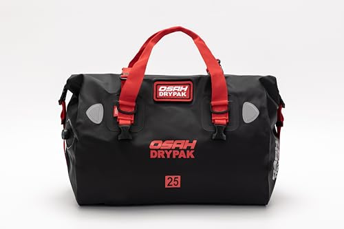 Greanthour Motorrad wasserdichte Trockentasche 25L – Rolltop-Hecktasche, großer Stauraum, für Camping, Kajak, Angeln, Reisen & Offroad – Himmel-Schwarz